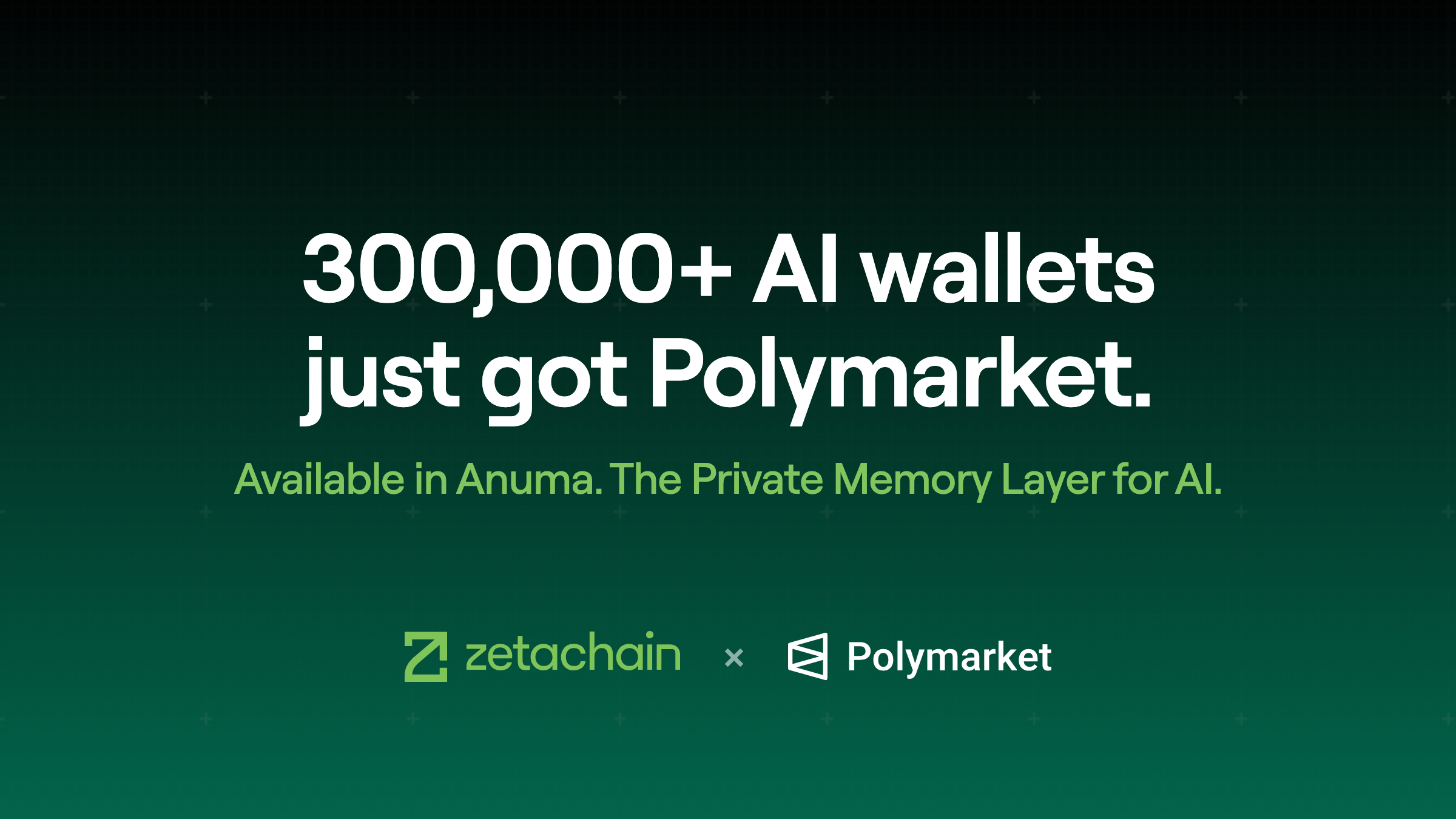 ZetaChain brings Polymarket to 300,000+ AI wallets